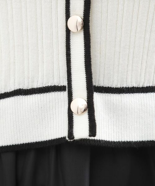 grove / グローブ ロング・マキシ丈ワンピース | マルチボーダーアソートドッキングワンピース | 詳細4