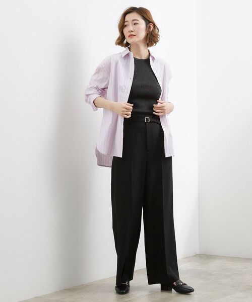 grove / グローブ パンツ | ベルトワイドパンツ | 詳細2