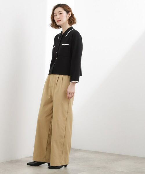 grove / グローブ パンツ | ツータック ワイドチノパンツ | 詳細3