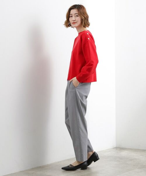 grove / グローブ パンツ | ハイパーストレッチ センタープレステーパードパンツ | 詳細10