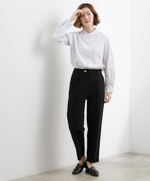 grove / グローブ パンツ | ハイパーストレッチ センタープレステーパードパンツ | 詳細3