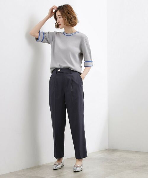 grove / グローブ パンツ | ハイパーストレッチ センタープレステーパードパンツ | 詳細6