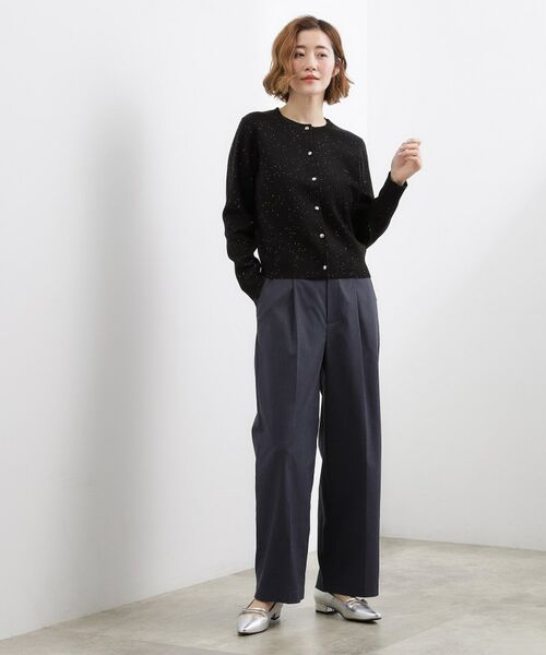 grove / グローブ パンツ | ハイパーストレッチ センタープレスワイドパンツ | 詳細10