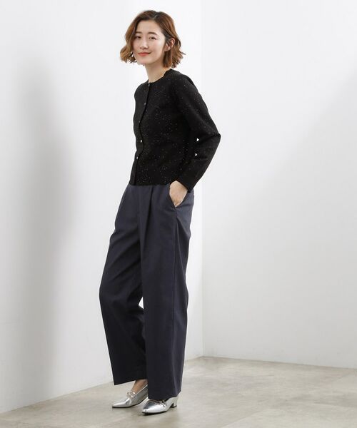 grove / グローブ パンツ | ハイパーストレッチ センタープレスワイドパンツ | 詳細11