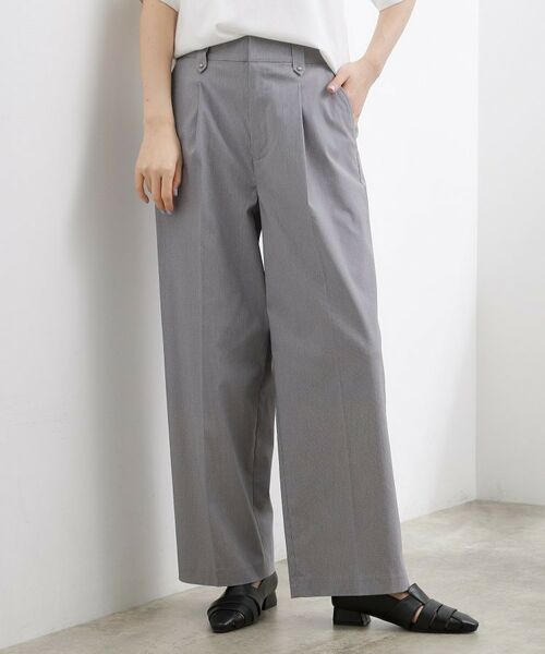 grove / グローブ パンツ | ハイパーストレッチ センタープレスワイドパンツ | 詳細13