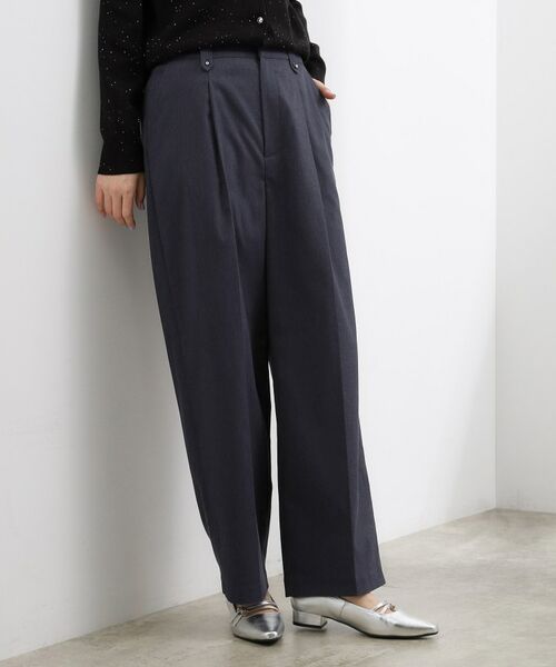 grove / グローブ パンツ | ハイパーストレッチ センタープレスワイドパンツ | 詳細9