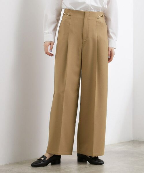 grove / グローブ パンツ | サイドビットワイドパンツ（モカブラウン(042)）