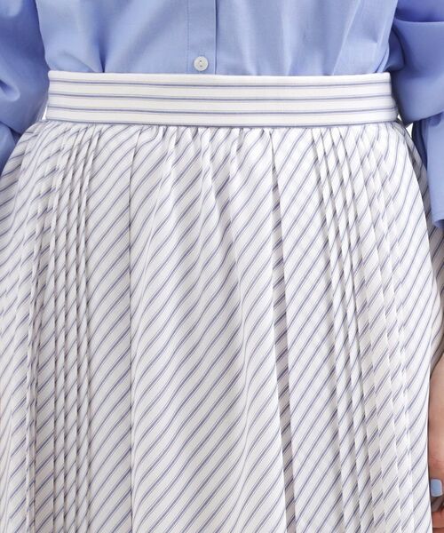 grove / グローブ ロング・マキシ丈スカート | ストライププリーツスカート | 詳細12
