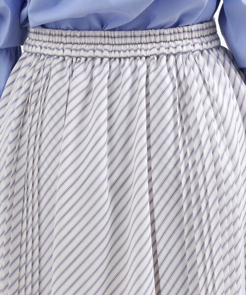 grove / グローブ ロング・マキシ丈スカート | ストライププリーツスカート | 詳細13