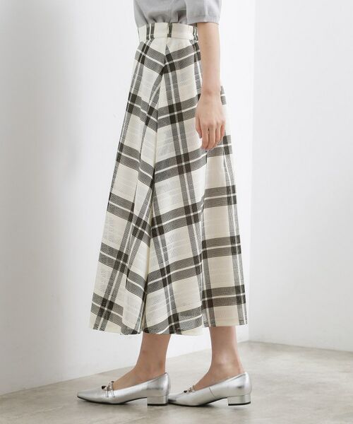 grove / グローブ ロング・マキシ丈スカート | カラミチェックスカート | 詳細6