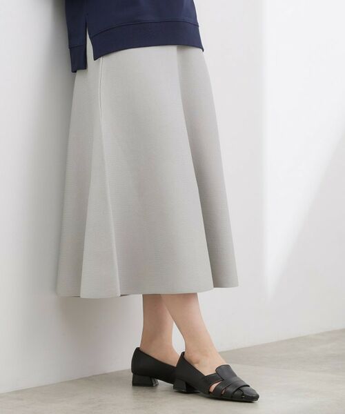 grove / グローブ スカート | 【SETUP対応】ニットフレアスカート(グレー(012))