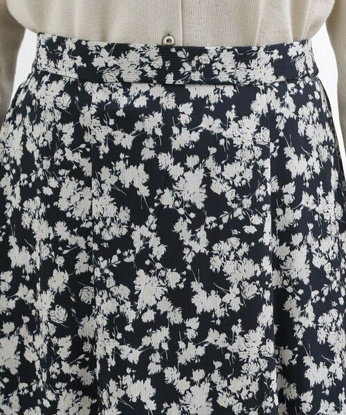 grove / グローブ ロング・マキシ丈スカート | フラワープリント楊柳マーメイドスカート | 詳細8