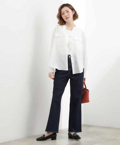 grove / グローブ シャツ・ブラウス | スキッパーフロントポケットブラウス | 詳細11