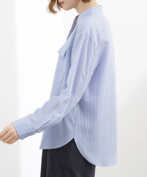 grove / グローブ シャツ・ブラウス | スキッパーフロントポケットブラウス | 詳細14