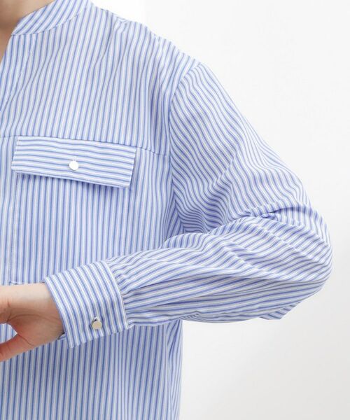 grove / グローブ シャツ・ブラウス | スキッパーフロントポケットブラウス | 詳細17