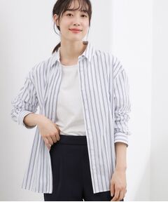 grove / グローブ シャツ・ブラウス | コットンナイロンストレッチ ブロードシャツ