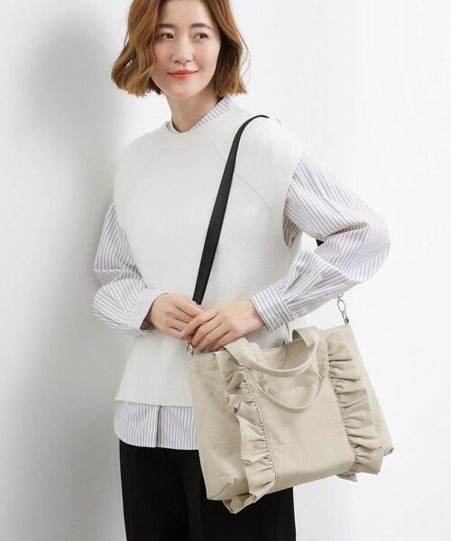 grove / グローブ トートバッグ | タテフリル2WAYトート | 詳細1