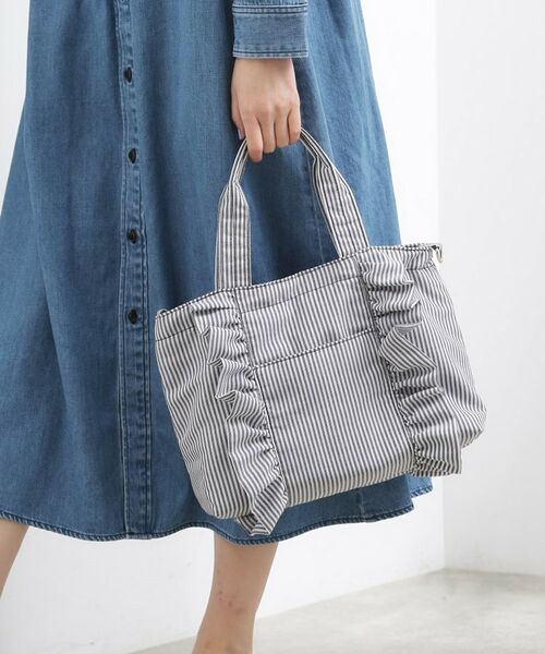 grove / グローブ トートバッグ | タテフリル2WAYトート（グレー(312)）