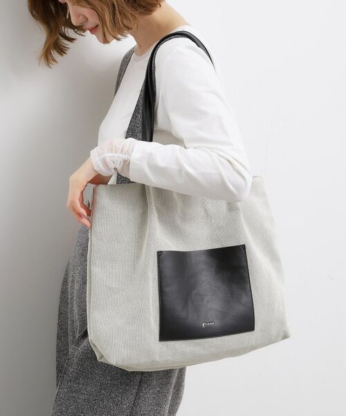 grove / グローブ トートバッグ | 【A4】タックポケ3層トート（ブラック(519)）