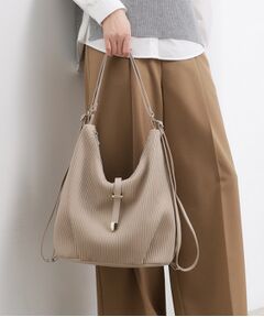 grove / グローブ ショルダーバッグ | プリーツベルト3WAYショルダー