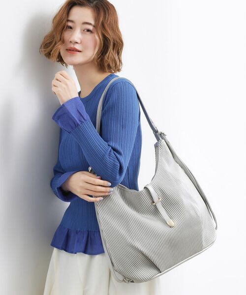 grove / グローブ ショルダーバッグ | プリーツベルト3WAYショルダー | 詳細1