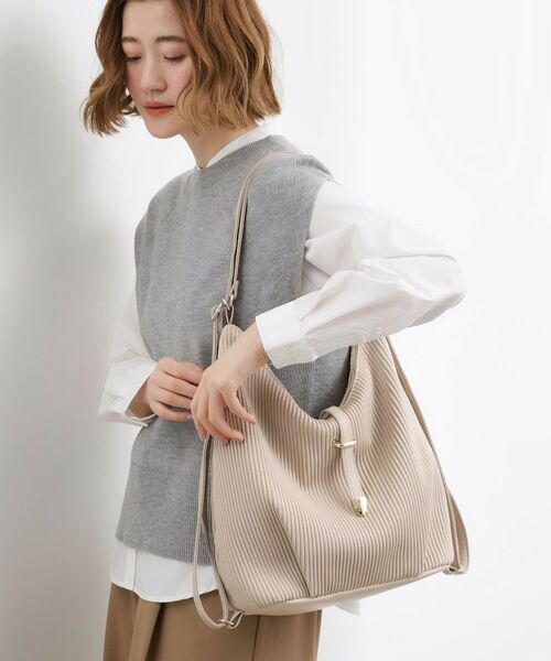 grove / グローブ ショルダーバッグ | プリーツベルト3WAYショルダー | 詳細3