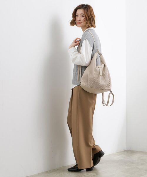 grove / グローブ ショルダーバッグ | プリーツベルト3WAYショルダー | 詳細5