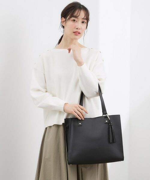 grove / グローブ トートバッグ | 【人間工学】ダブルタッセル中仕切りトート | 詳細1