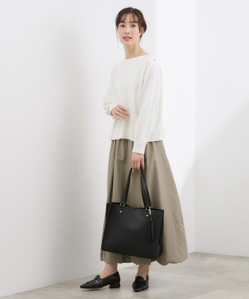 grove / グローブ トートバッグ | 【人間工学】ダブルタッセル中仕切りトート | 詳細2