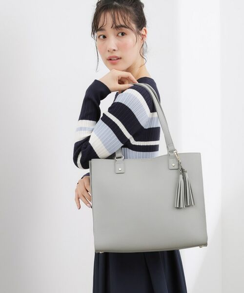 grove / グローブ トートバッグ | 【人間工学】ダブルタッセル中仕切りトート | 詳細5