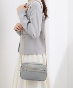 grove / グローブ ショルダーバッグ | スクエアZipポケチェーンショルダー