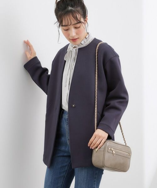 grove / グローブ ショルダーバッグ | スクエアZipポケチェーンショルダー | 詳細1