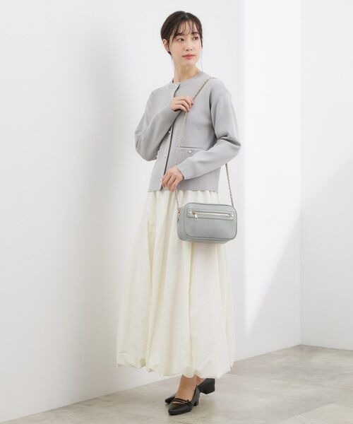 grove / グローブ ショルダーバッグ | スクエアZipポケチェーンショルダー | 詳細4