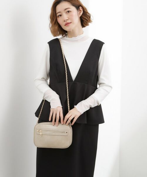 grove / グローブ ショルダーバッグ | スクエアZipポケチェーンショルダー | 詳細7