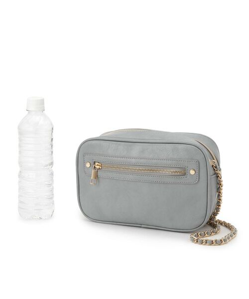 grove / グローブ ショルダーバッグ | スクエアZipポケチェーンショルダー | 詳細9