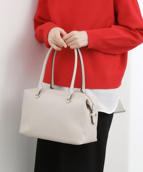 grove / グローブ ボストンバッグ | ロングハンドルボストン（グレージュ(050)）