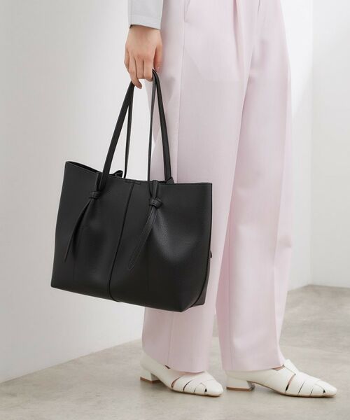 grove / グローブ トートバッグ | ノットハンドルA4トート（ブラック(019)）