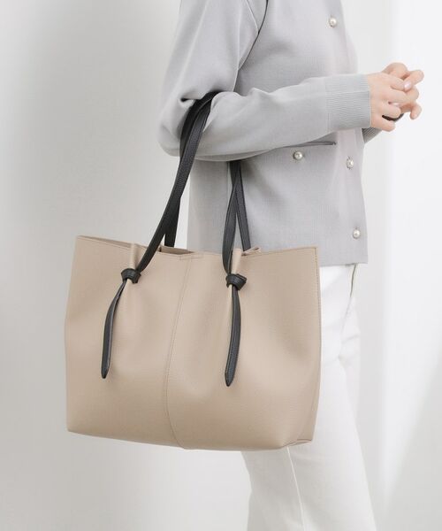 grove / グローブ トートバッグ | ノットハンドルA4トート（グレージュ(550)）