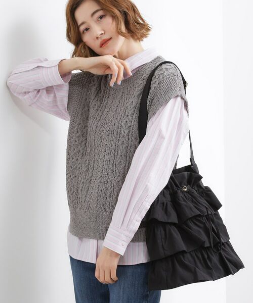 grove / グローブ ショルダーバッグ | 【撥水】ティアードドロストショルダー | 詳細3