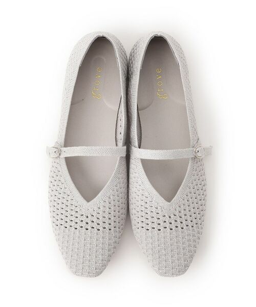 grove / グローブ フラットシューズ | 【人間工学】洗えるニットメリージェーン | 詳細4