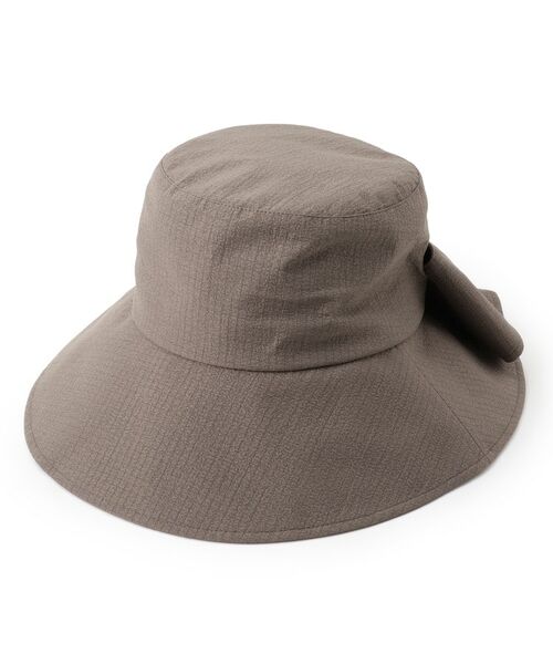 grove / グローブ ハット | ワイドブリムリボンハット【UVカット・接触冷感・ウォッシャブル】 | 詳細1