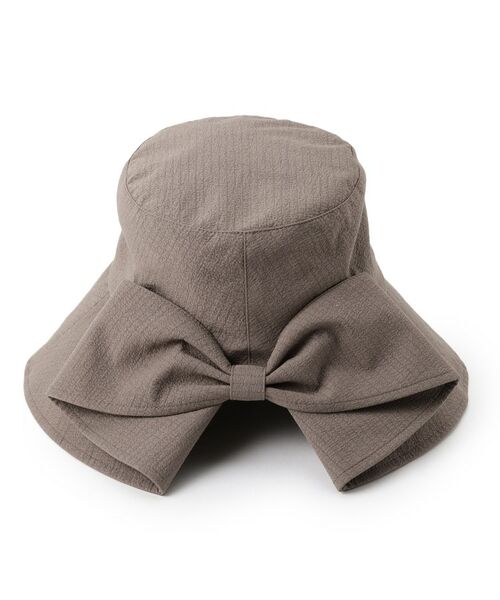 grove / グローブ ハット | ワイドブリムリボンハット【UVカット・接触冷感・ウォッシャブル】 | 詳細2