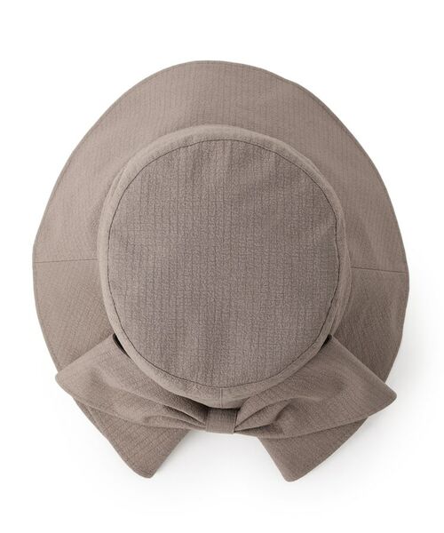 grove / グローブ ハット | ワイドブリムリボンハット【UVカット・接触冷感・ウォッシャブル】 | 詳細3