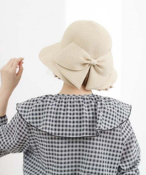 grove / グローブ ハット | ウォッシャブルブレードリボンハット | 詳細7