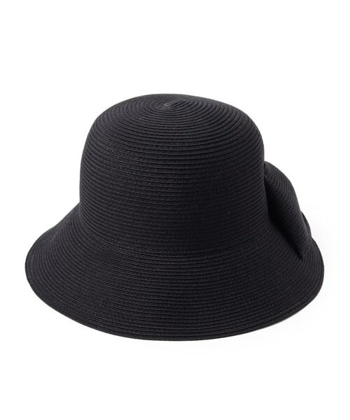 grove / グローブ ハット | ウォッシャブルブレードリボンハット（ブラック(019)）