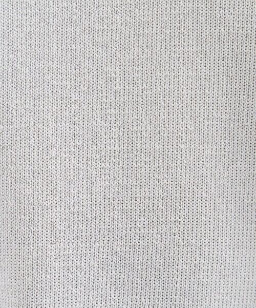 grove / グローブ ニット・セーター | やわらかドライタッチ 五分袖クルーネックニット | 詳細12