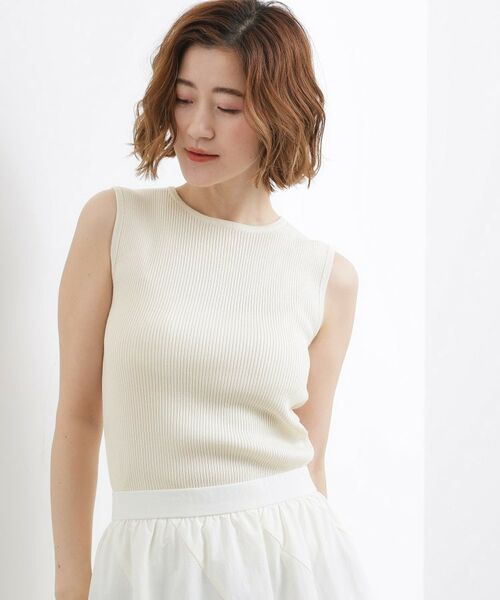 grove / グローブ キャミソール・チューブトップ | リブラメニットタンク | 詳細1