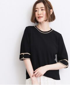grove / グローブ ニット・セーター | 新色追加！【シリーズ累計36万枚/名品ニット】やわらかドライタッチ 袖メッシュ編みニット
