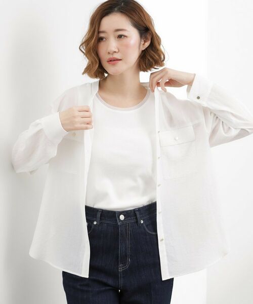 grove / グローブ キャミソール・チューブトップ | チュールクルーネックタンクトップ | 詳細2