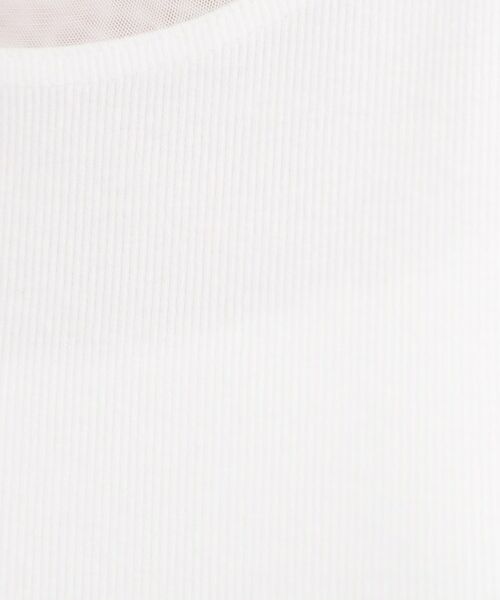 grove / グローブ キャミソール・チューブトップ | チュールクルーネックタンクトップ | 詳細4